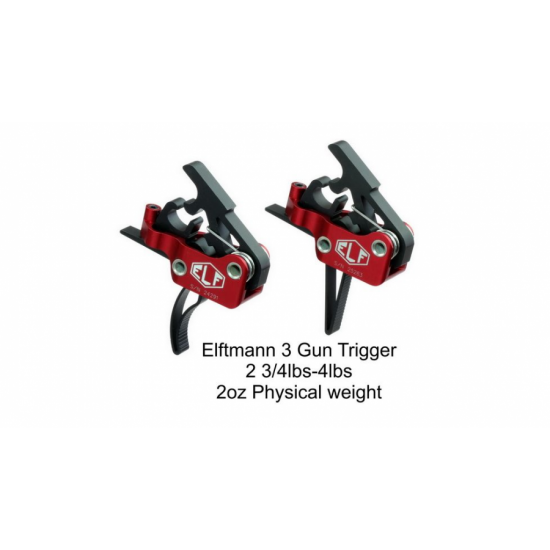 Elsütés Elftmann Tac. AR-10, AR-15 Match Drop-In Trigger Curved
